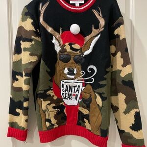 Camouflage Reindeer Sweater